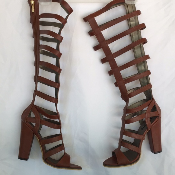 4 1/2 inch heel sandal boots